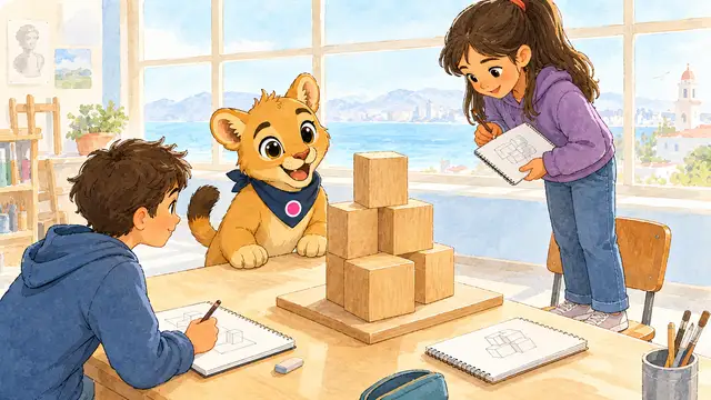 Vistas de figuras 3D