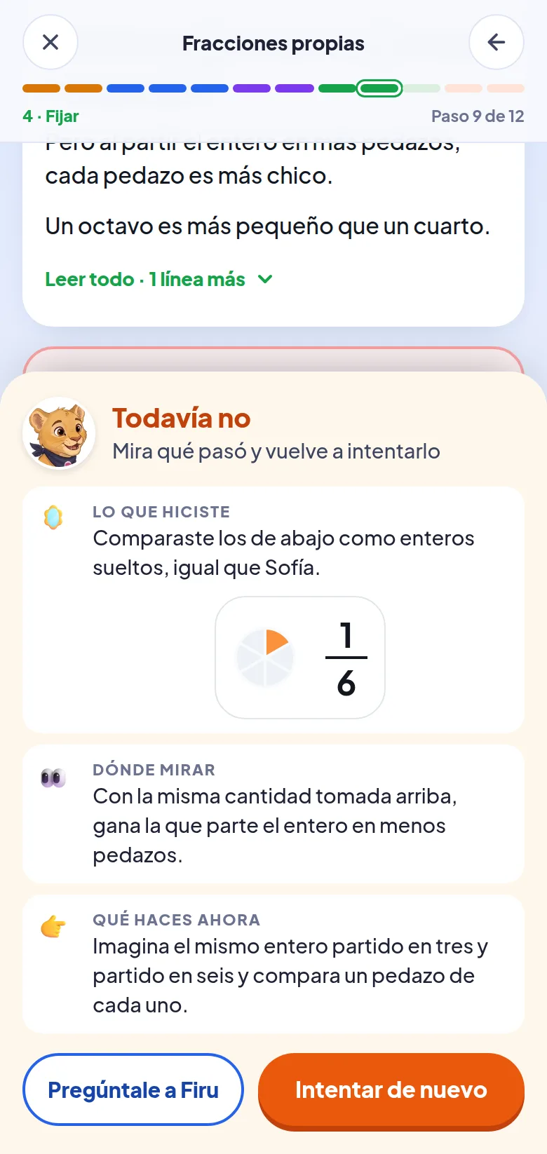 La lección de Rama explicándole a un alumno su propio error, en el teléfono